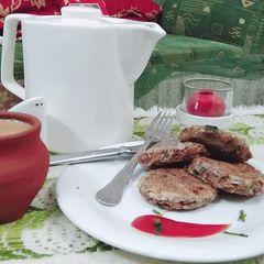 A picture of Red kidney bean kabab.