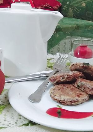 A picture of Red kidney bean kabab.
