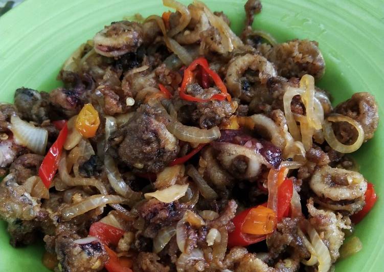 Cumi Goreng mentega