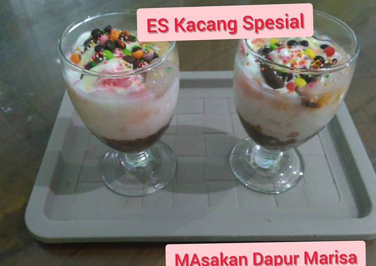 Resep Es kacang merah spesial