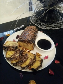 صورة لوصفة كايك رخامي بالشوكولا 🍫