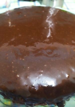 Una foto de Torta de chocolate húmeda