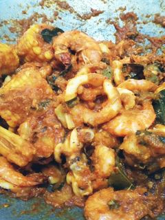 Foto resep Cumi Udang Saos Padang