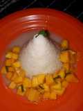 Sticky manggo rice