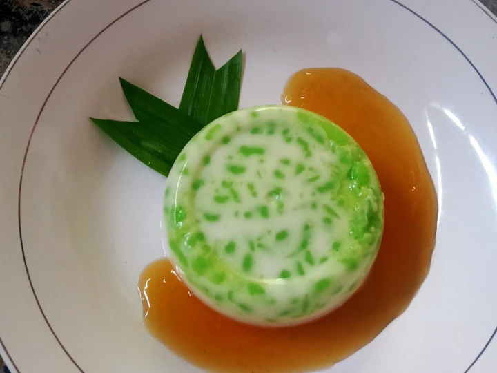Cara Mudah Membuat Resep 35. Pudding Cendol Vla Gula Merah yang Menggugah Selera Anti Ribet, Sempurna