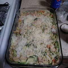 A picture of Easy Crawfish Zucchini Bake.