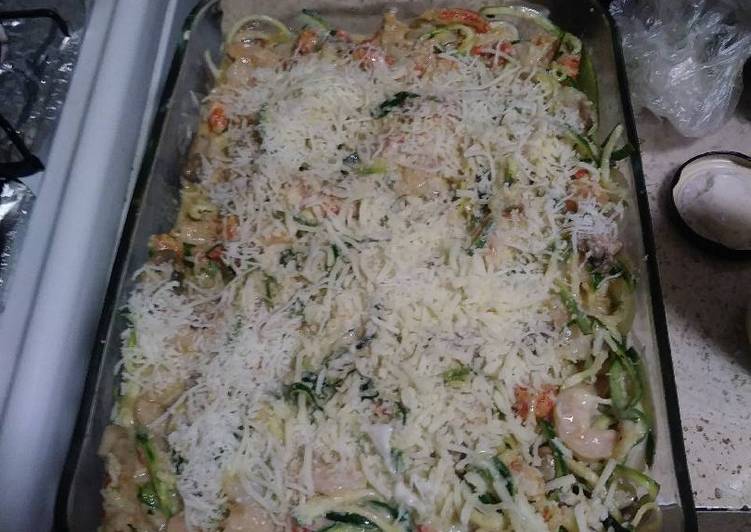 Recipe of Super Quick Homemade Easy Crawfish Zucchini Bake