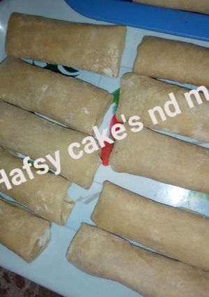 A picture of Unfried springrolls.