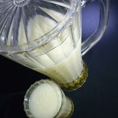 A picture of Pineapple and coconut drink.