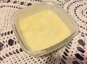 Foto de Creme branco para sagu