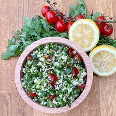 A picture of Green Herb Tabbouleh 🌿🌱.