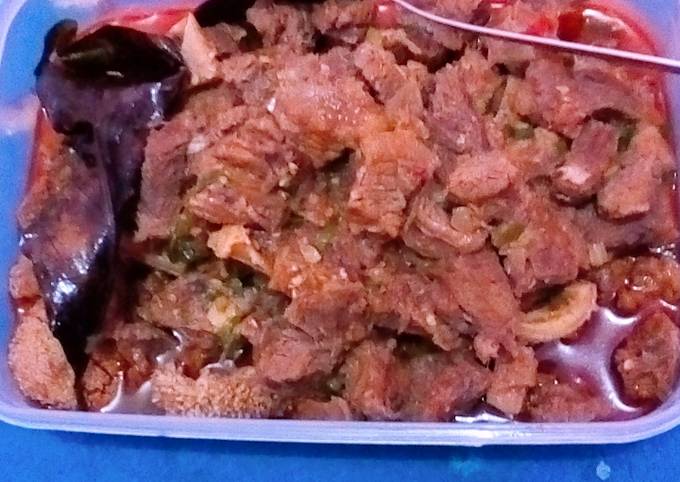 Balado daging sapi