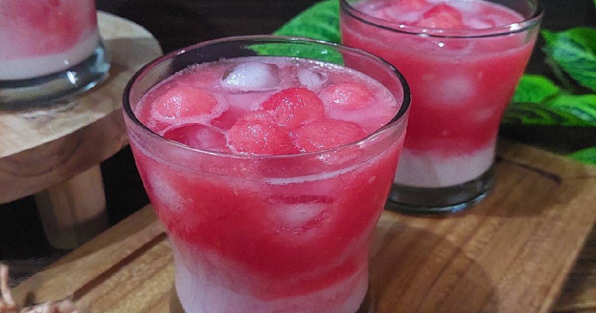 Resep Es Semangka Susu Oleh Atika Duta Cookpad