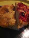 Focaccia barese bicolor