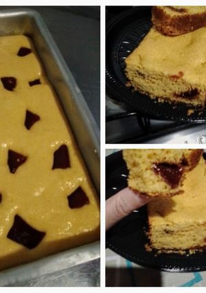 Foto de Bolo de fubá com goiabada