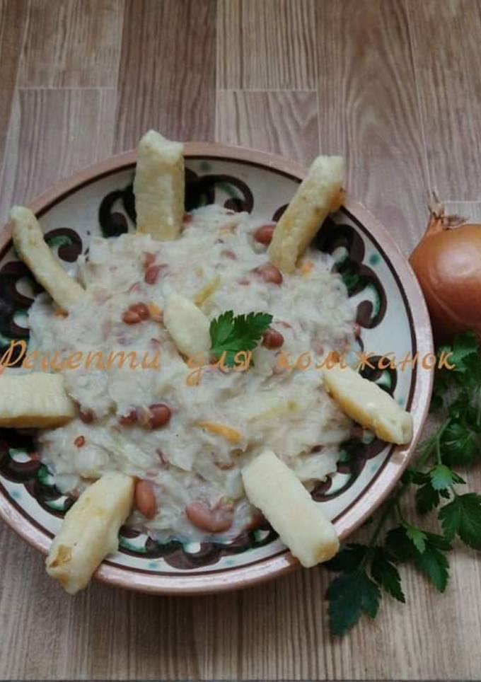 Капуста з квасолею