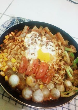 Foto resep Korean spicy noodles