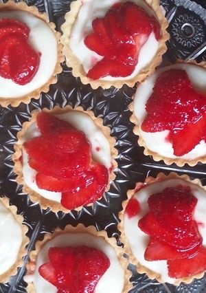 صورة لوصفة تارتولات الفراولة 😋