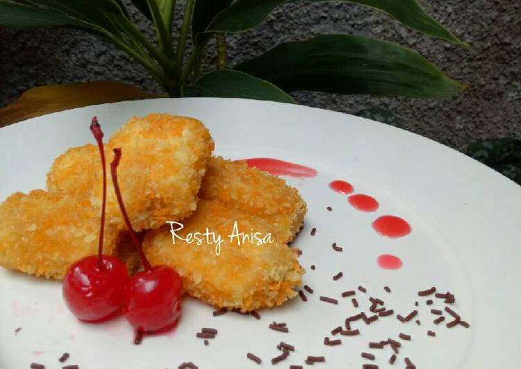 Bagaimana Membuat Pisang goreng panir, Lezat