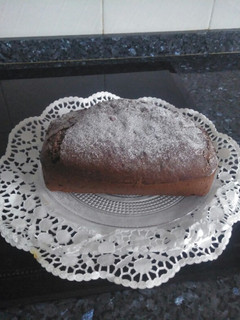 Una foto de Bizcocho de chocolate y harina integral