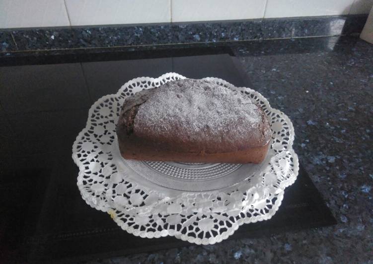 Bizcocho de chocolate y harina integral