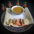Jini dosa with sambhar