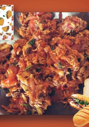 عکسی از دستور خورشت تن ماهی خانگی