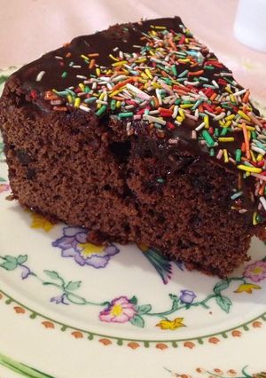 Una foto de Pastel de chocolate para Cuaresma