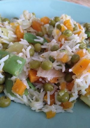 Une photo de Riz suisse aux légumes