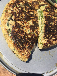 Una foto de Tortilla de zuccini
