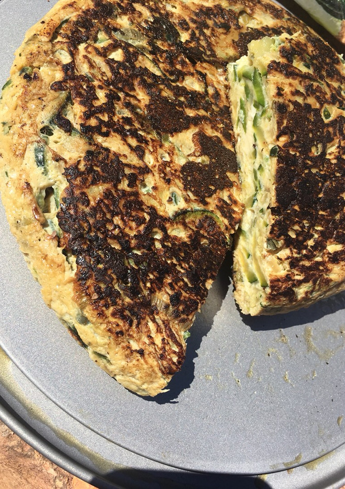Una foto de Tortilla de zuccini