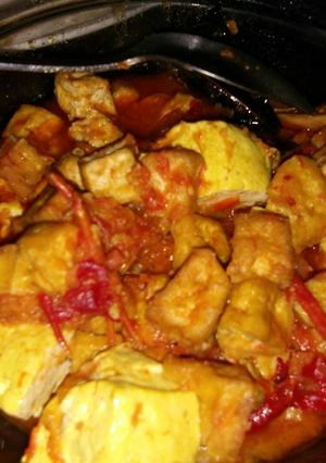 Foto resep Sambel tahu goreng