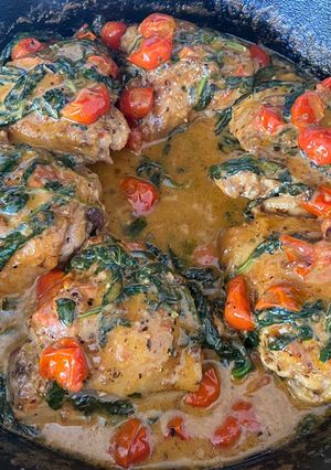 A picture of Easy Creamy Tuscan Chicken Recipe.