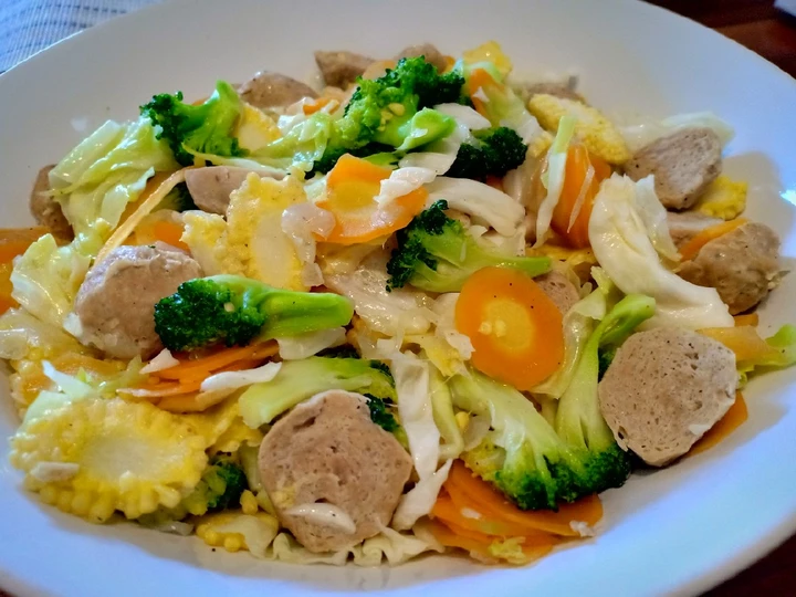 Cara Mudah Menyiapkan Resep Capcay baso keto yang Bisa Manjain Lidah Anti Ribet, Bikin Ngiler