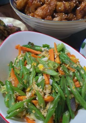 Foto resep Orak Arik Telur Buncis Wortel