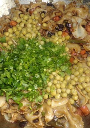 Una foto de Salteado de fideos