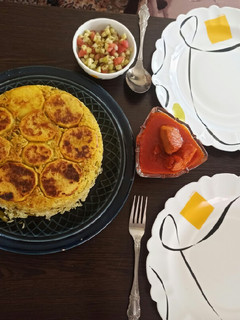عکسی از دستور باقالی پلو با مرغ