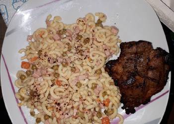 Unique Recipe Noodle Salad and Grilled Steak Delicious Simple Unique Recipe Noodle Salad and Grilled Steak Delicious Simple