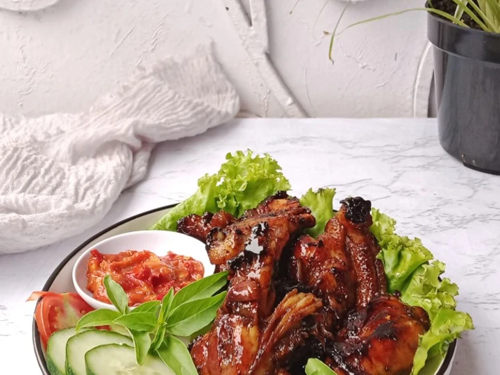 Langkah Gampang Membuat Resep Bacem ayam tulang lunak bakar yang Menggugah Selera Anti Ribet, Lezat Sekali