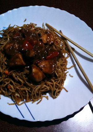 A picture of Chilli chicken.
