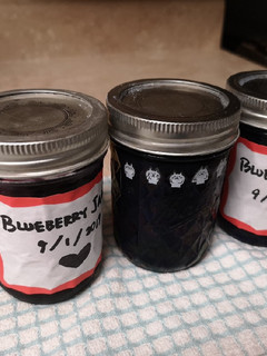 A picture of Blueberry Jam.