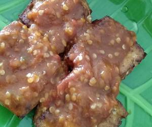 Praktis, Menyajikan 34. Tahu Penyet Sambal Terasi Vegetarian Gurih Mantul