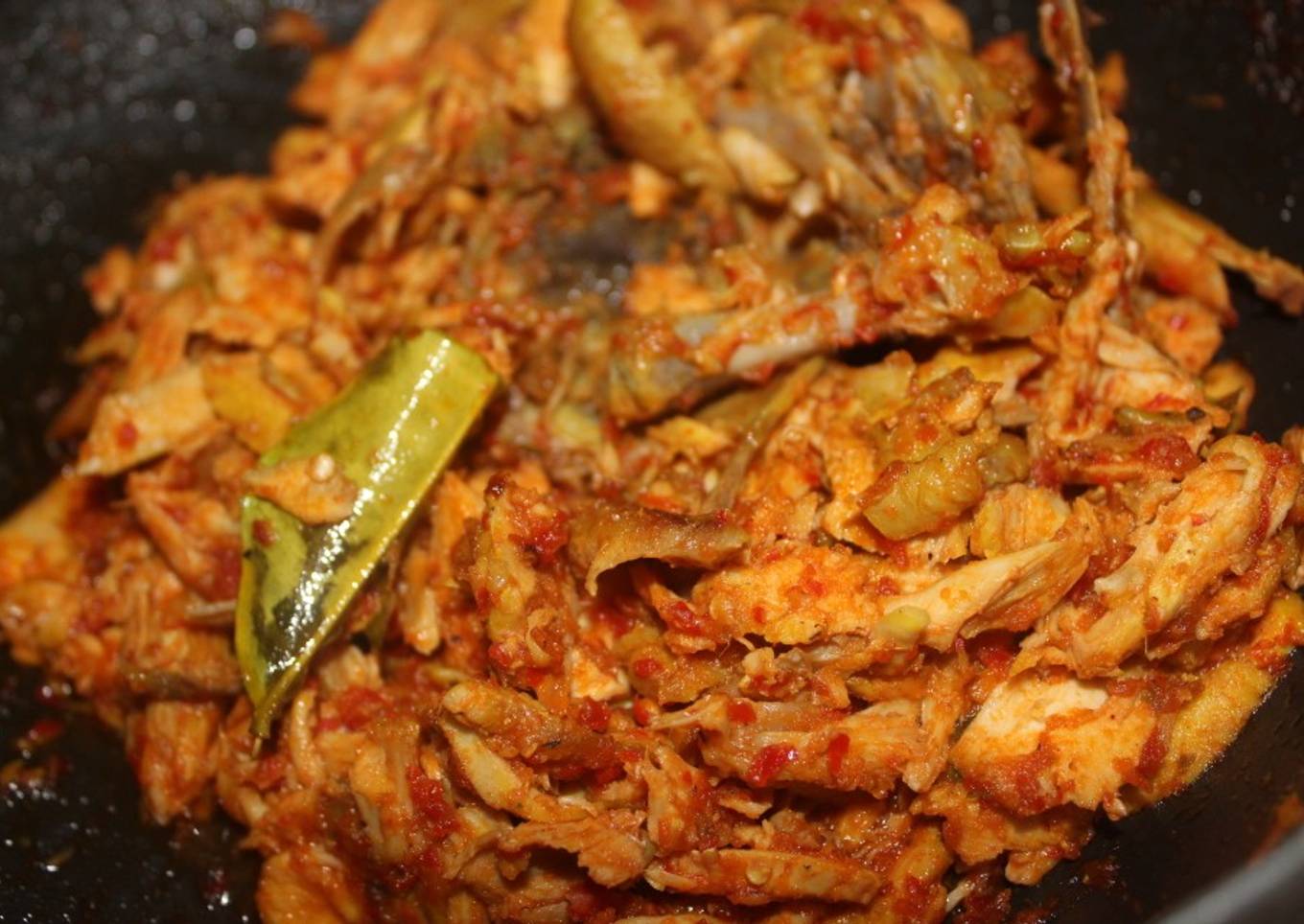 Sambal goreng ayam suwir