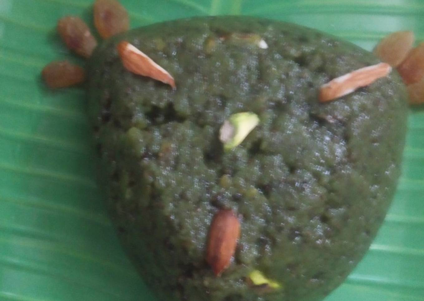 Green chana halwa