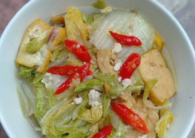 Resep Tumis Tahu Sawi Putih Oleh Yuyun Cookpad