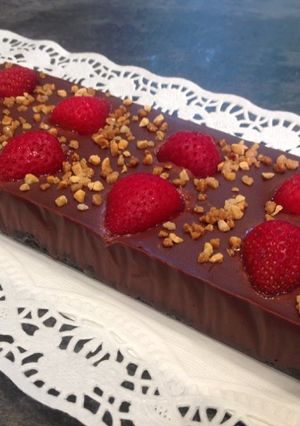 Foto principal de Turrón de chocolate con galletas Oreo