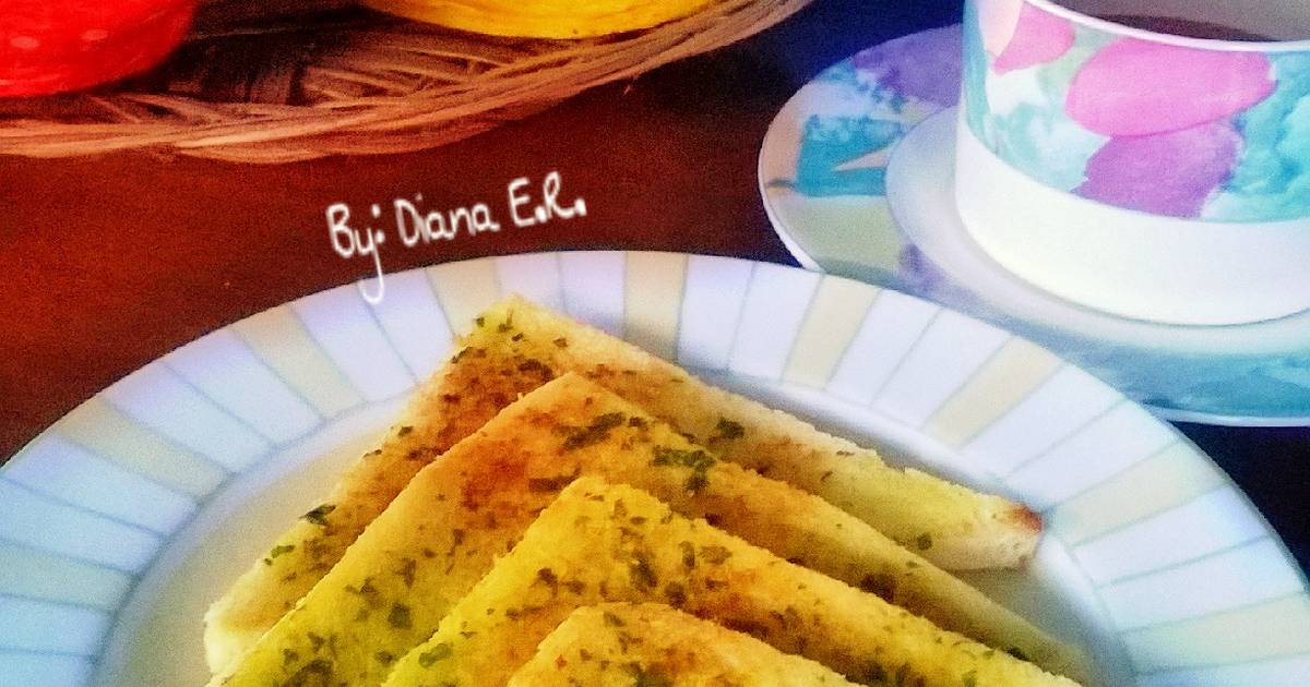 Resep Garlic Bread (Roti Bawang) Teflon oleh Diana Endri Rosisca