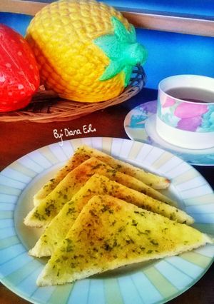 Foto resep Garlic Bread (Roti Bawang) || Teflon