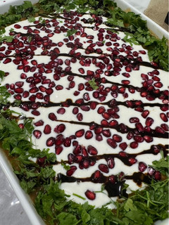 صورة لوصفة فتة ورق عنب