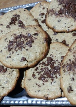 Una foto de Galletitas de avena con chips de chocolate
